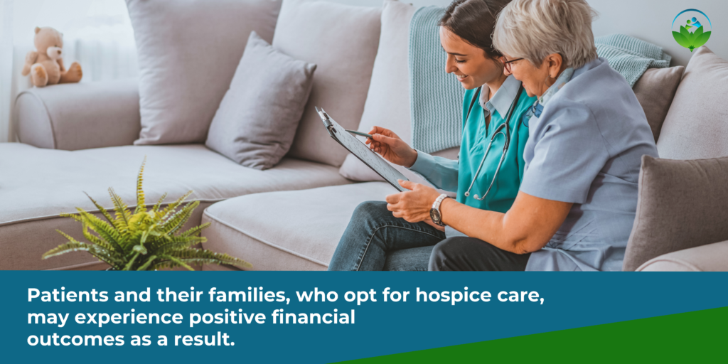 Patients and their families who opt for hospice care